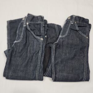 Toughskins Kids Dark Blue Jeans Boys 8 SLIM AS IS